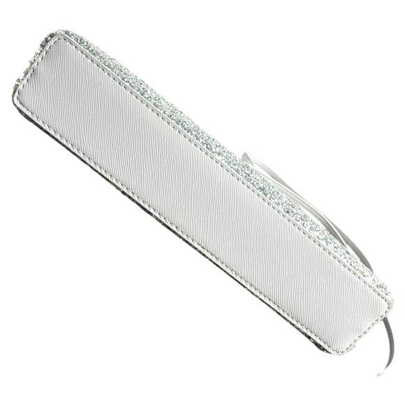 NWT Kate Spade Flash White and Silver Glitter Crossbody Bag - Picture 6 of 9